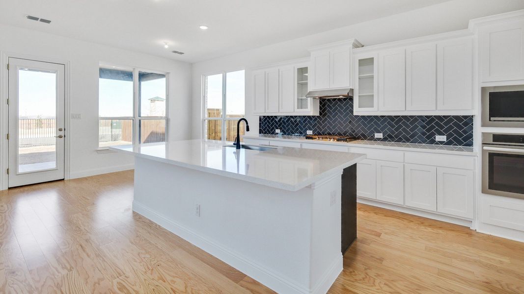 Representative furnished interior of a home built from the Stanford by DRB Homes in Brookewater, Rosenberg (Image 10).