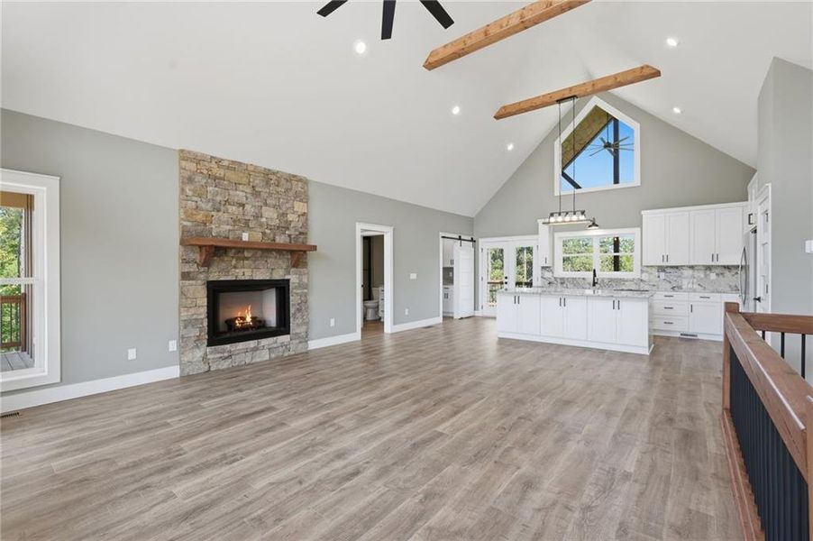 Spacious, unfurnished interior of a new home in , Talking Rock (Image 27). Spacious, unfurnished interior of a new home in , Talking Rock (Image 27).