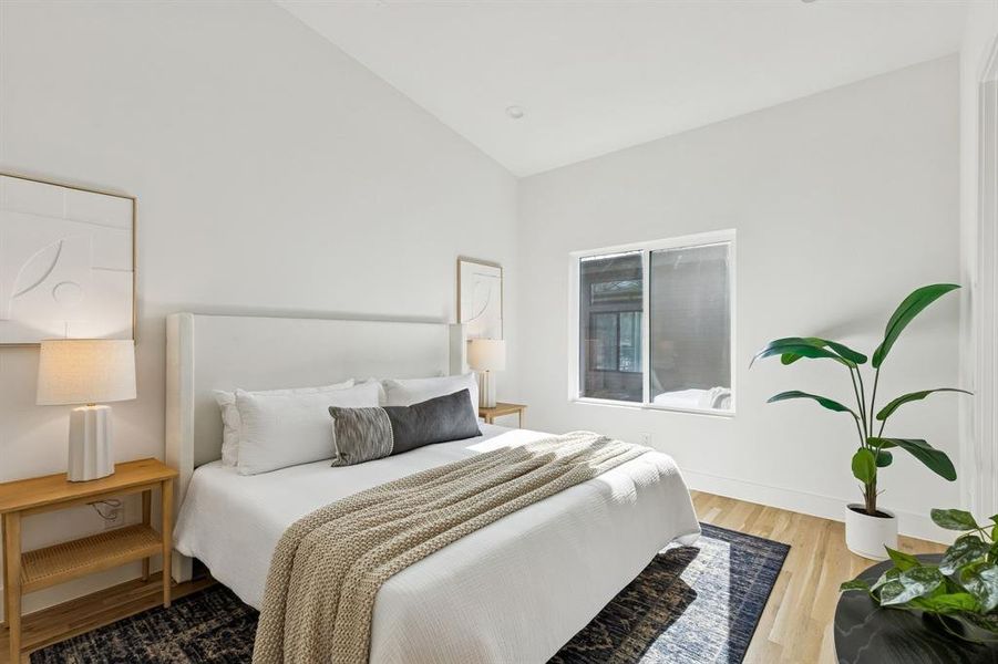 Furnished interior view inside a new home in , Dallas (Image 22).