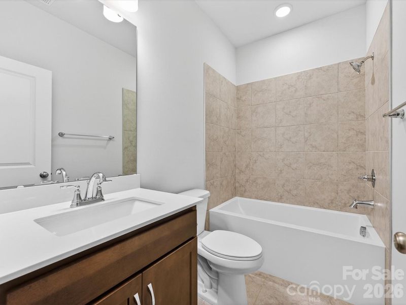 Furnished interior view inside a new home in Whitley Preserve – Park Collection, Mint Hill (Image 9).