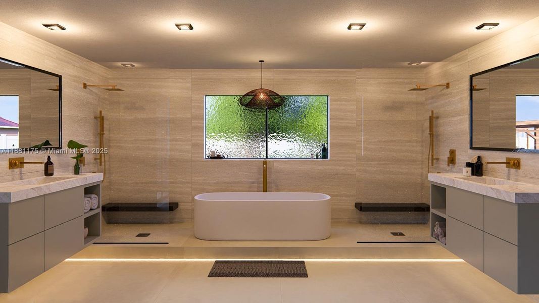 Furnished interior view inside a new home in , Hollywood (Image 3).