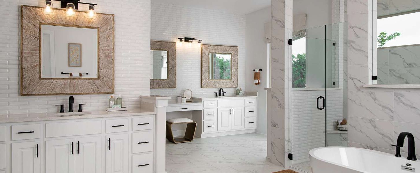 Representative furnished interior of a home built from the Cobe by Ashton Woods in Waldsanger, New Braunfels (Image 3).