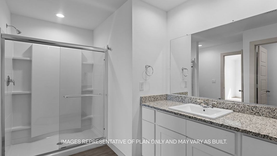 Furnished interior view inside a new home in Viridian, Lubbock (Image 6).