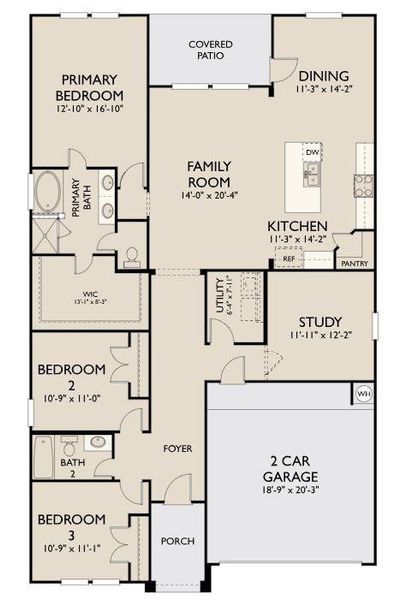 The Edison Floor plan