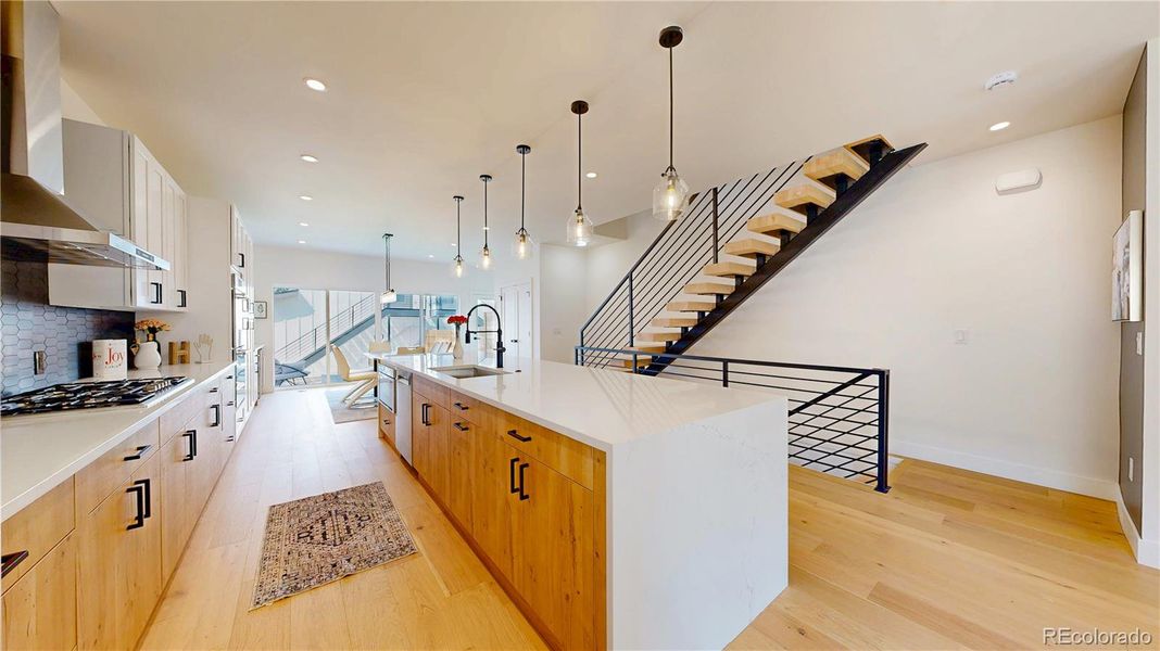 Furnished interior view inside a new home in , Denver (Image 43).
