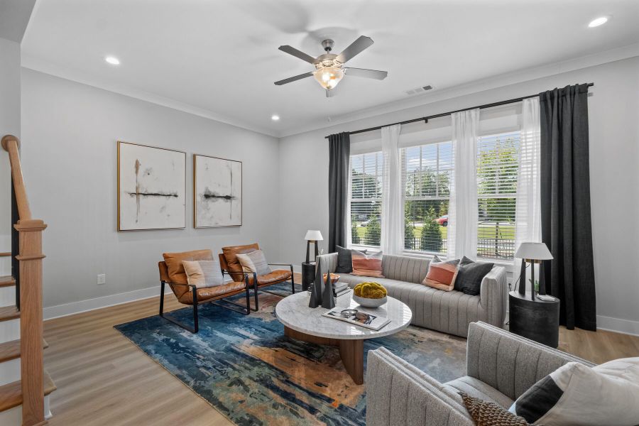 Representative furnished interior of a home built from the The Kensington by JW Collection in Devin's Shire, Kennesaw (Image 14).