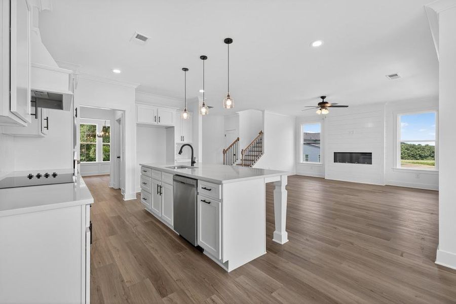 Furnished interior view inside a new home in Magnolia Ridge, Monroe (Image 8).