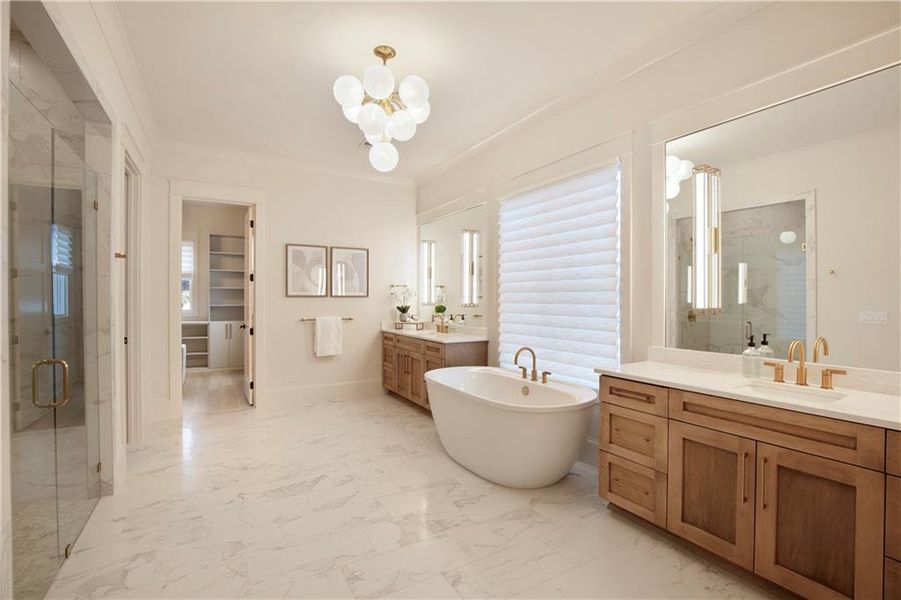 Furnished interior view inside a new home in , Alpharetta (Image 11). Furnished interior view inside a new home in , Alpharetta (Image 11).