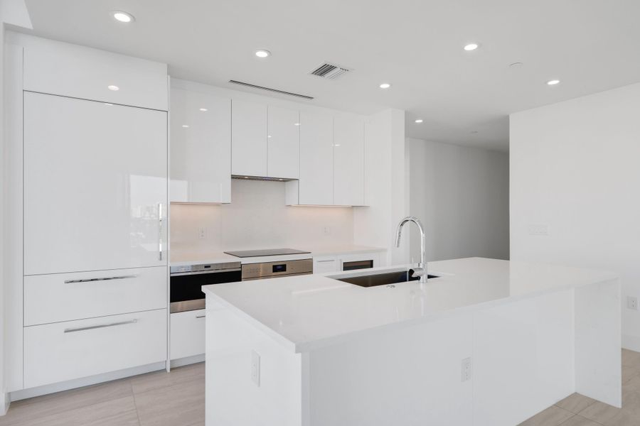 White on White Kitchen