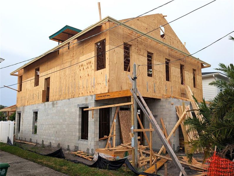 In-progress construction of a new home in , Tampa, FL (Image 17).