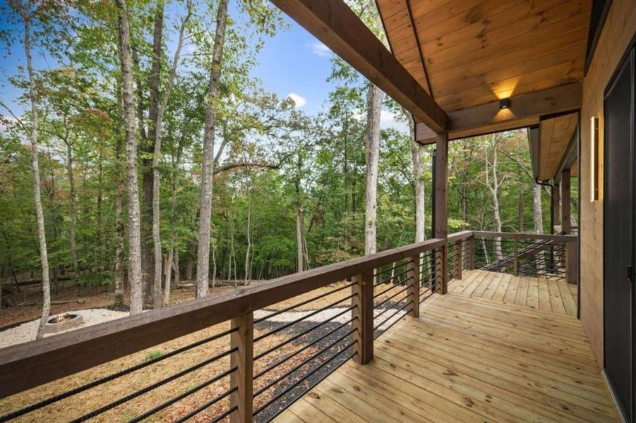 Exterior details and patio area of a home in , McCaysville (Image 20).