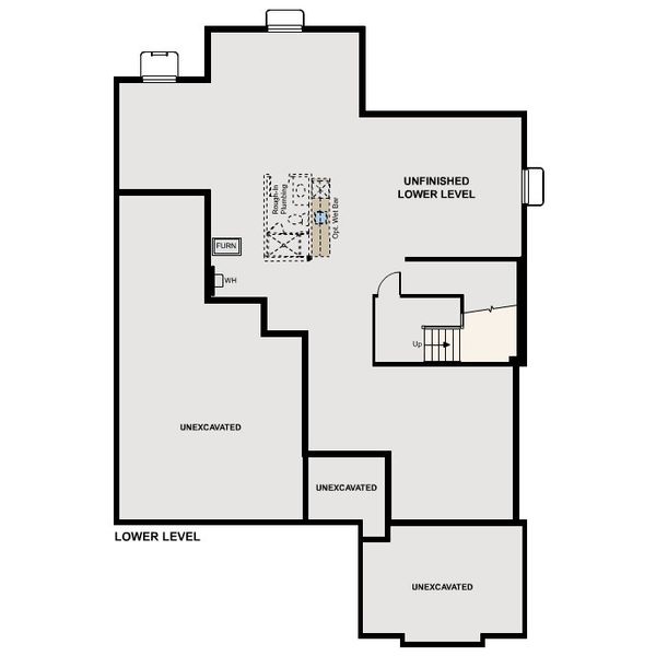 2D floor plan layout for the Sonora by Century Communities in Overland Ranch, Aurora, CO (Image 6). 2D floor plan layout for the Sonora by Century Communities in Overland Ranch, Aurora, CO (Image 6).