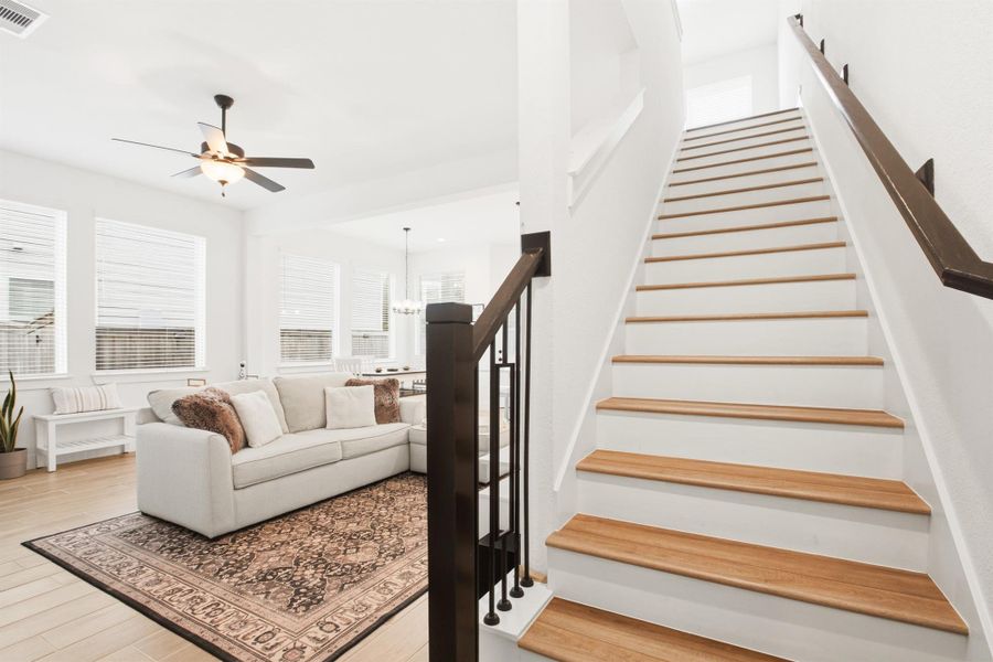 Furnished interior view inside a new home in , Cypress (Image 16).