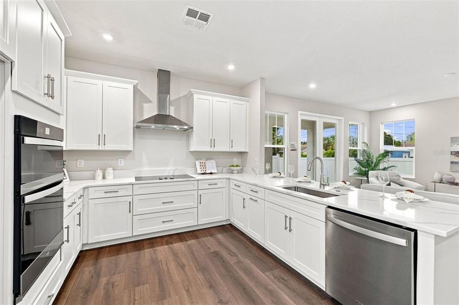 Furnished interior view inside a new home in , St. Petersburg (Image 12).