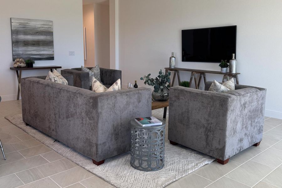 Furnished interior view inside a new home in Ridgeview, Clermont (Image 6).