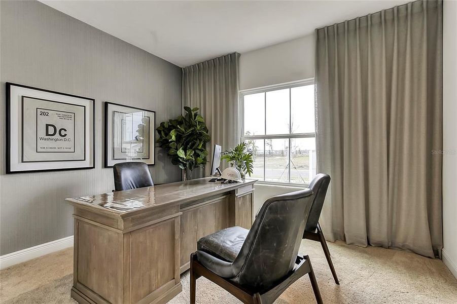 Furnished interior view inside a new home in Prairie Oaks, St. Cloud (Image 44).