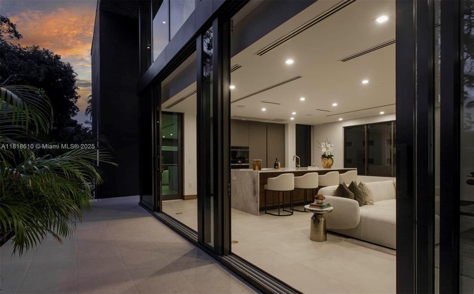 Furnished interior view inside a new home in , Miami (Image 10). Furnished interior view inside a new home in , Miami (Image 10).