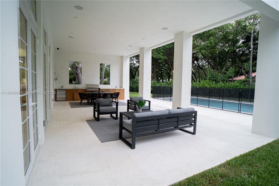 Furnished interior view inside a new home in , Miami (Image 6). Furnished interior view inside a new home in , Miami (Image 6).