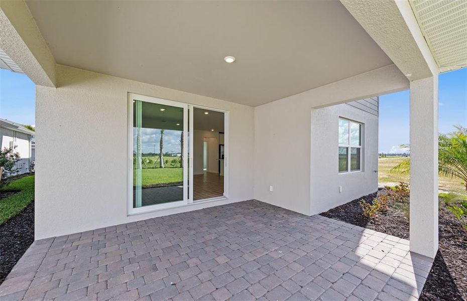 Exterior details and patio area of a home in Reagan Landing, Bradenton (Image 3). Exterior details and patio area of a home in Reagan Landing, Bradenton (Image 3).