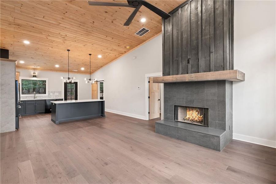 Furnished interior view inside a new home in , Ellijay (Image 12).
