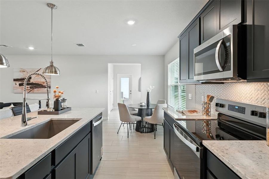 Furnished interior view inside a new home in Amelia Groves, St. Cloud (Image 13).