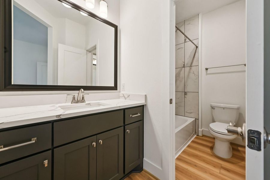 Furnished interior view inside a new home in Artavia, Conroe (Image 7).