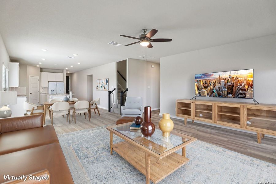 Furnished interior view inside a new home in Legendary Trails - Premier Series, Cibolo (Image 12).