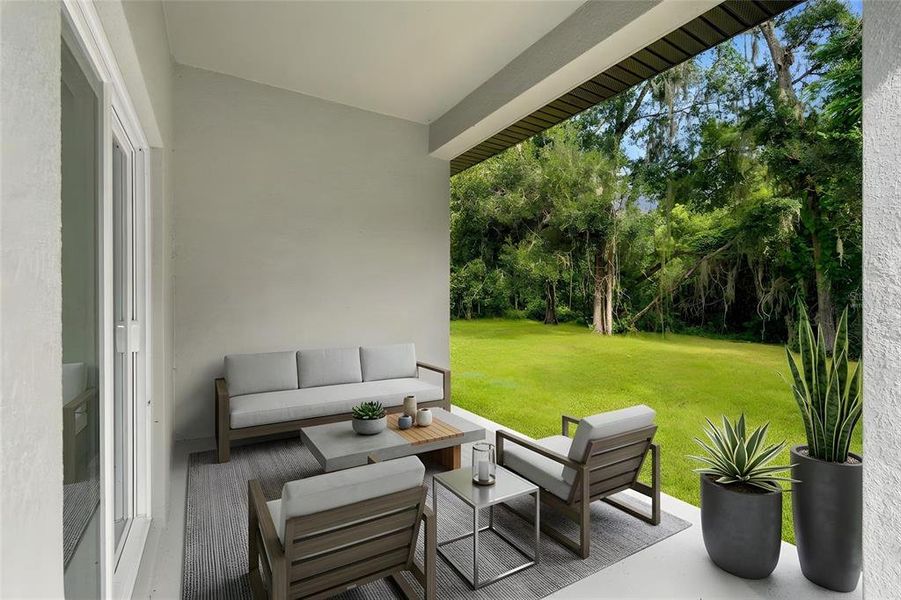 Exterior details and patio area of a home in , Apopka (Image 23).