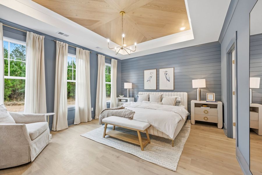 Representative furnished interior of a home built from the Carolyn II by Great Southern Homes in Carsons Landing, Angier (Image 46).