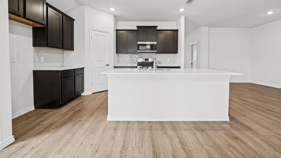 Furnished interior view inside a new home in Silverado, Aubrey (Image 3).