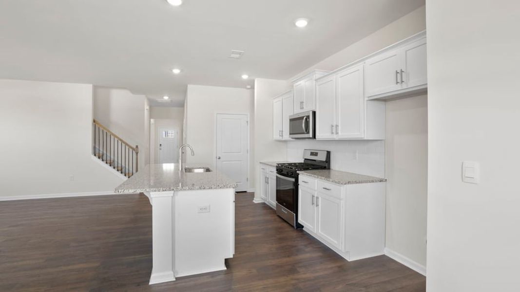 Furnished interior view inside a new home in Woodhaven, Spartanburg (Image 9). Furnished interior view inside a new home in Woodhaven, Spartanburg (Image 9).