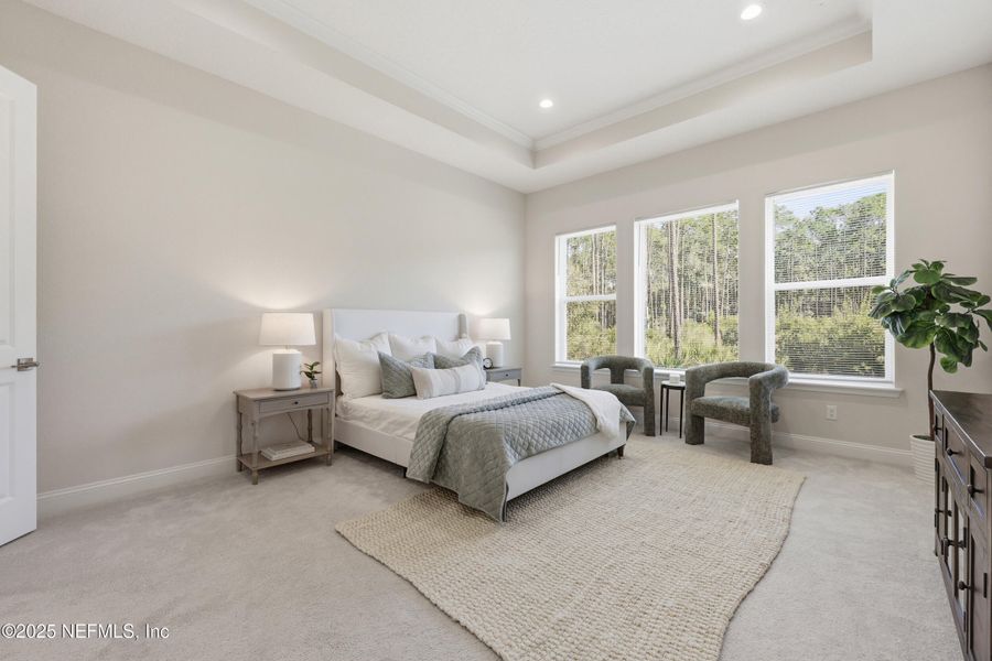 Furnished interior view inside a new home in West End at Town Center, Ponte Vedra (Image 40). Furnished interior view inside a new home in West End at Town Center, Ponte Vedra (Image 40).