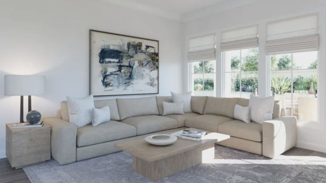 Furnished interior view inside a new home in Uptown Celina, Celina (Image 3).