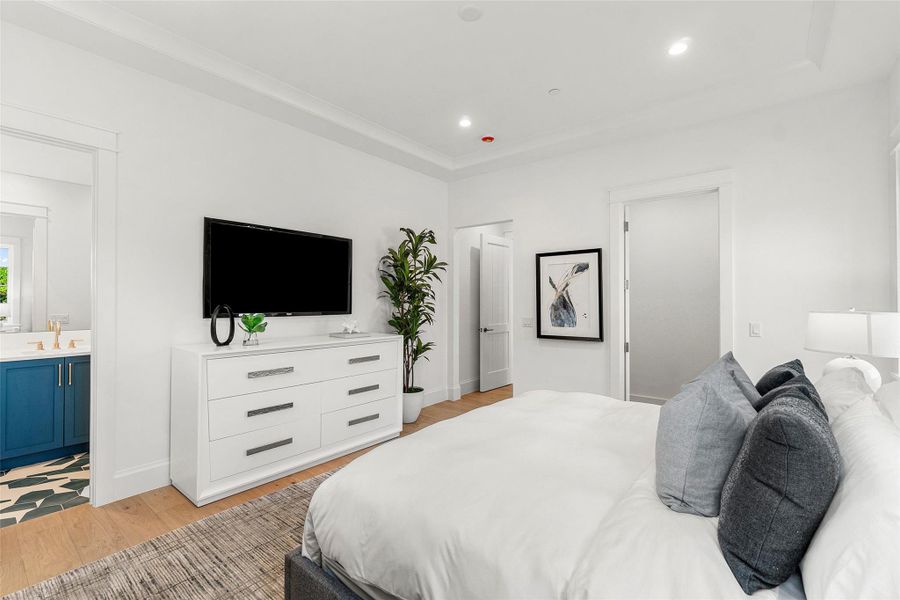 Furnished interior view inside a new home in , Delray Beach (Image 11). Furnished interior view inside a new home in , Delray Beach (Image 11).