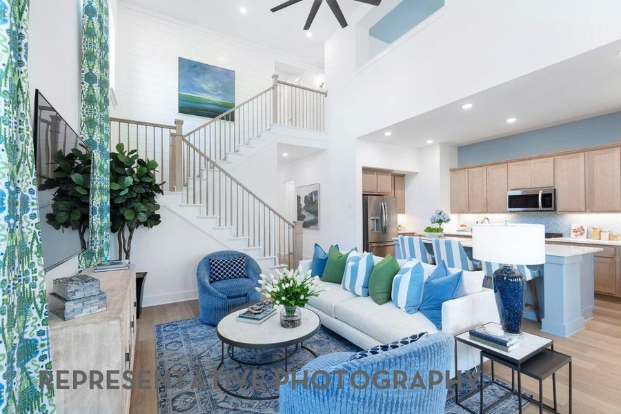 Furnished interior view inside a new home in Midline, Webster (Image 15). Furnished interior view inside a new home in Midline, Webster (Image 15).