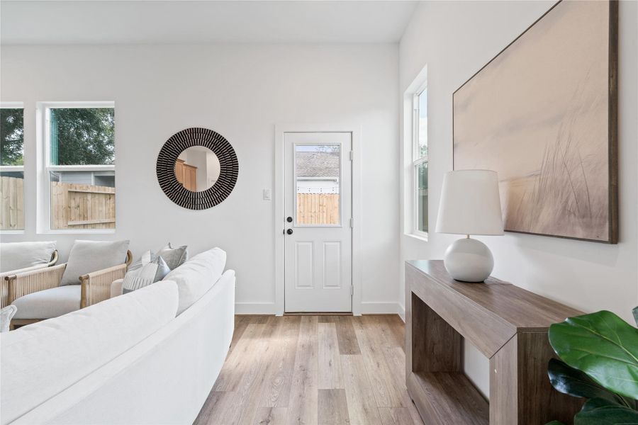 Furnished interior view inside a new home in , Houston (Image 27). Furnished interior view inside a new home in , Houston (Image 27).