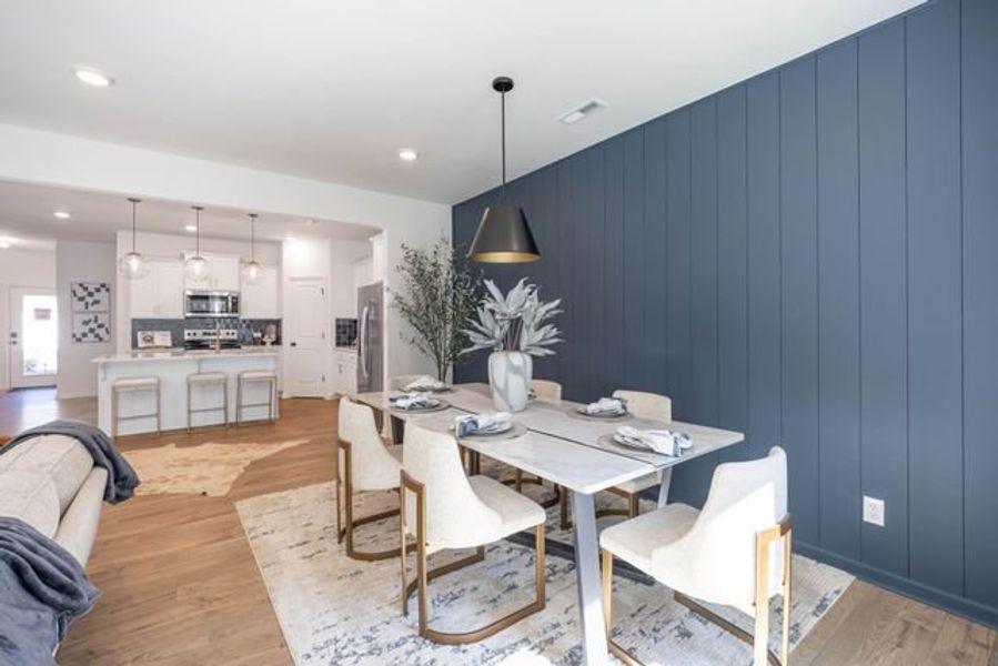 Representative furnished interior of a home built from the Longfield TH by True Homes in Penley Place Townhomes, Clover (Image 12). Representative furnished interior of a home built from the Longfield TH by True Homes in Penley Place Townhomes, Clover (Image 12).