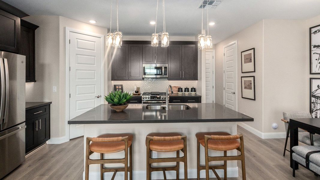 Furnished interior view inside a new home in Flora at Surprise City Center, Surprise (Image 6).