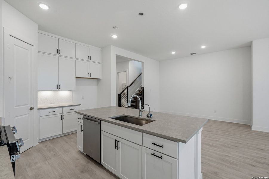 Furnished interior view inside a new home in Prominence, San Antonio (Image 9).