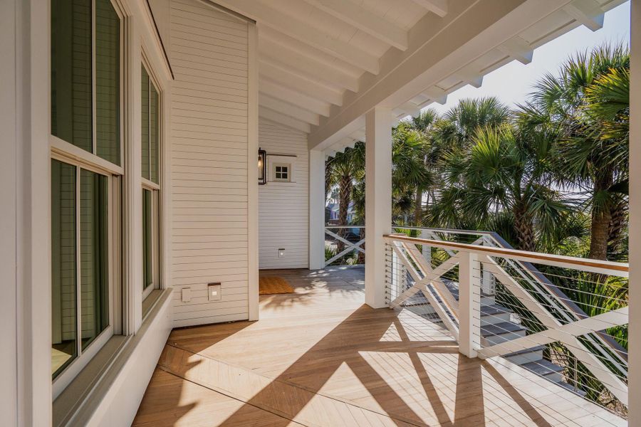 Exterior details and patio area of a home in , Folly Beach (Image 29).