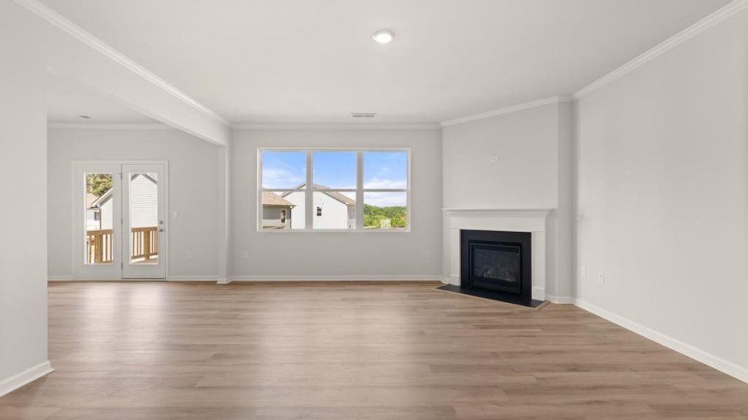 Spacious, unfurnished interior of a new home in Liberty Crossing, Braselton (Image 15).