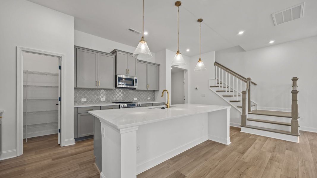 Brentwood Single Family home in River District by DRB Homes in Charlotte NC-  Kitchen