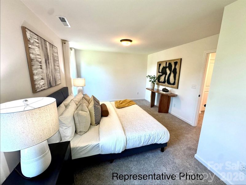Furnished interior view inside a new home in , Clover (Image 10). Furnished interior view inside a new home in , Clover (Image 10).