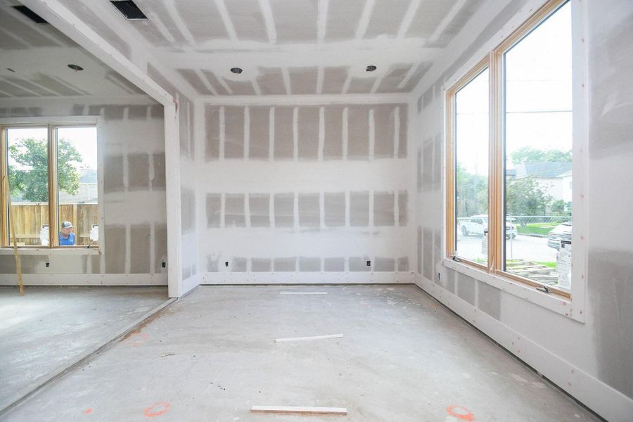 In-progress construction of a new home in , Houston, TX (Image 33).