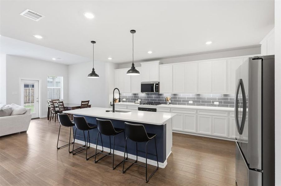 Furnished interior view inside a new home in , Denton (Image 5).