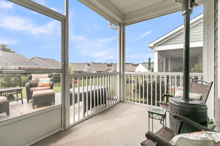 Exterior details and patio area of a home in , Summerville (Image 24).