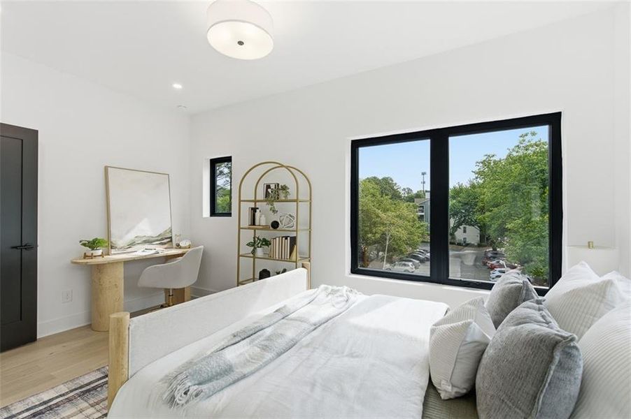 Furnished interior view inside a new home in , Atlanta (Image 16).