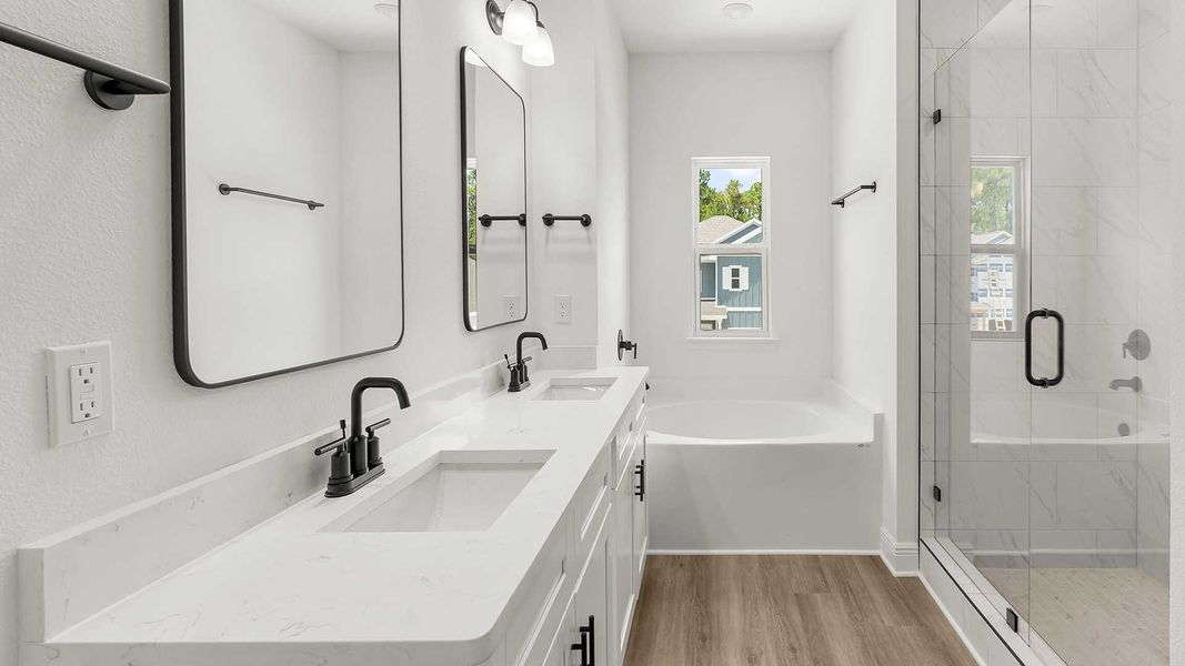 Furnished interior view inside a new home in Nellie Preserve, Santa Rosa Beach (Image 11).