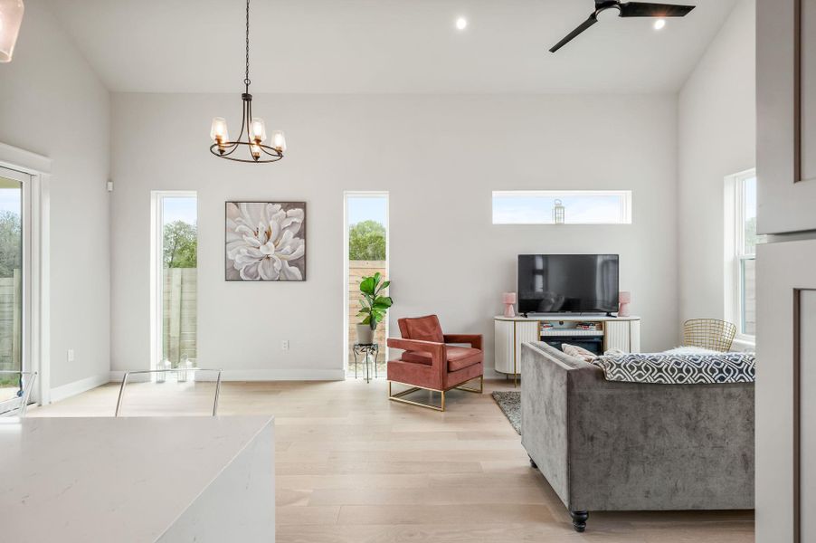 Furnished interior view inside a new home in , Austin (Image 9).
