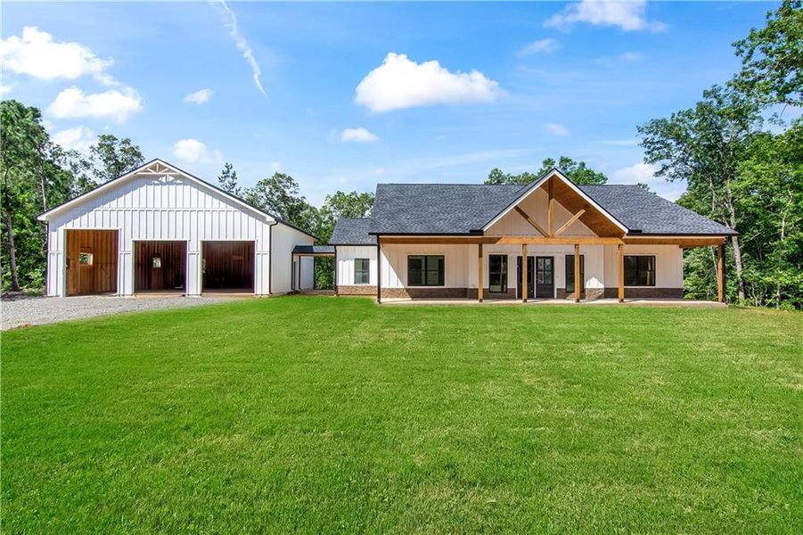 Front exterior of a new home in , Talking Rock, GA, highlighting curb appeal (Image 34).